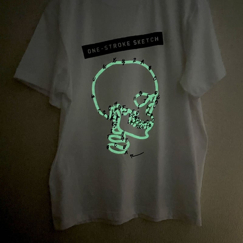 83 original / Skull 蓄光 Tシャツ|One-Stroke Sketch | 83 original / Skull 蓄光 Tシャツ|One-Stroke Sketch |