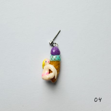 三浦由美子 ／ アイスクリームガール ピアス