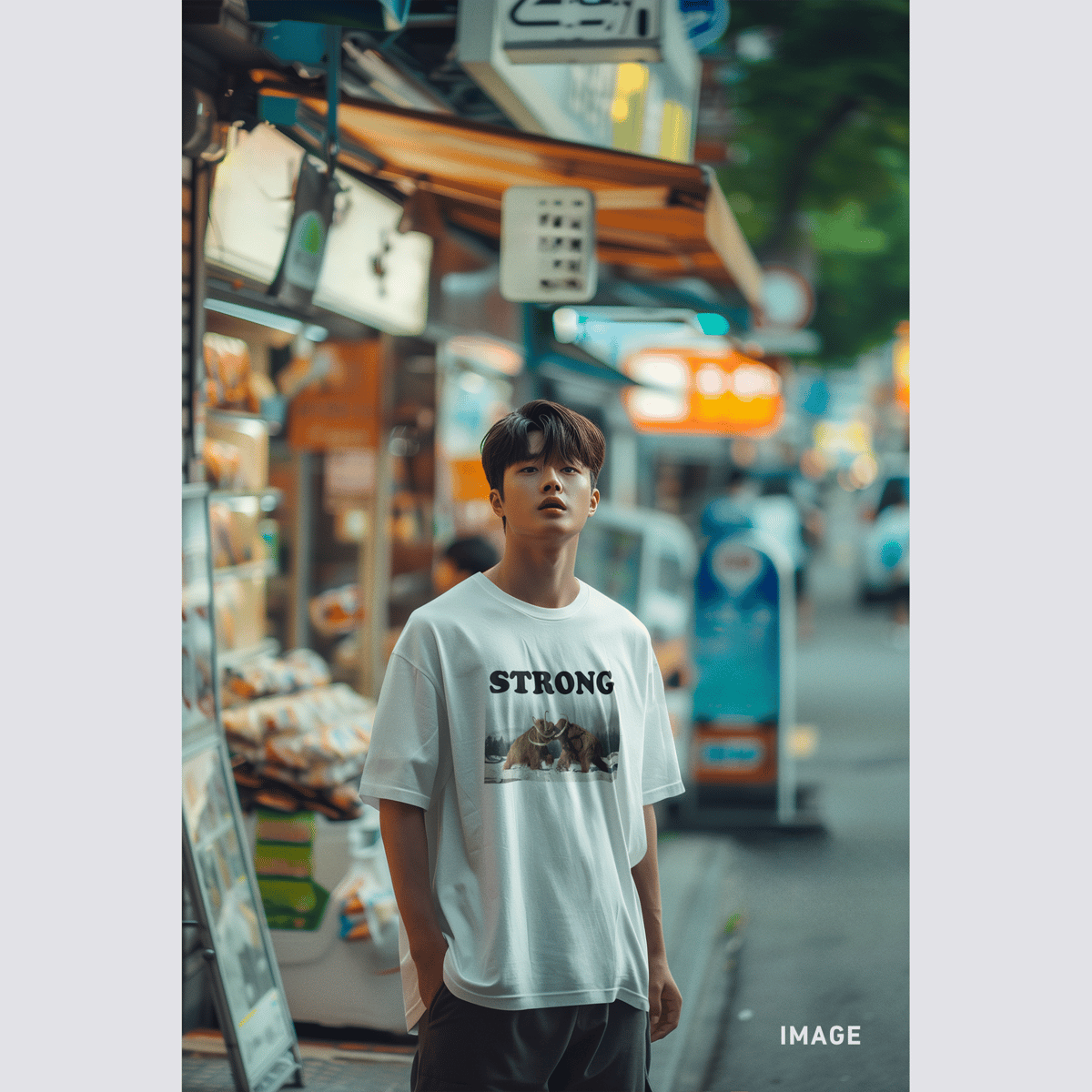 83 original ／ STRONG Tシャツ ｜ホワイト | はちみせ （83）