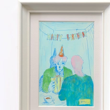 斎藤潤一郎 ／ 原画 Happy Birthday B No.7