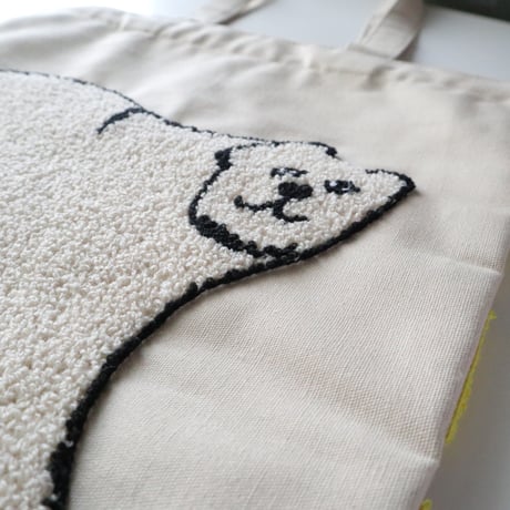 Olya ／ Fluffy tote bag