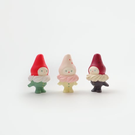 boiboi ／ いちごのベティー｜白いちごのミルキー｜黒いちごのベル