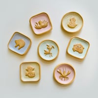 esou ceramics ／ 威嚇動物ヨーチ 豆皿