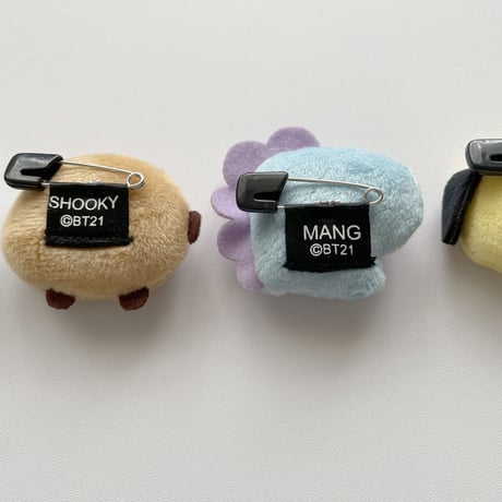 BT21 ぬいバッジ