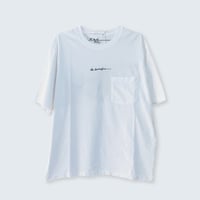 nekomotion ／ 刺繍Tシャツ #5 visual poetry XL：10