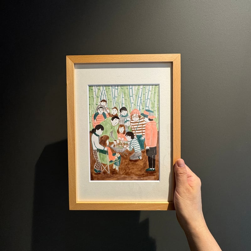 武者小路晶子 ／ 原画 2021.10.30（『小学三年生』より） | はちみせ