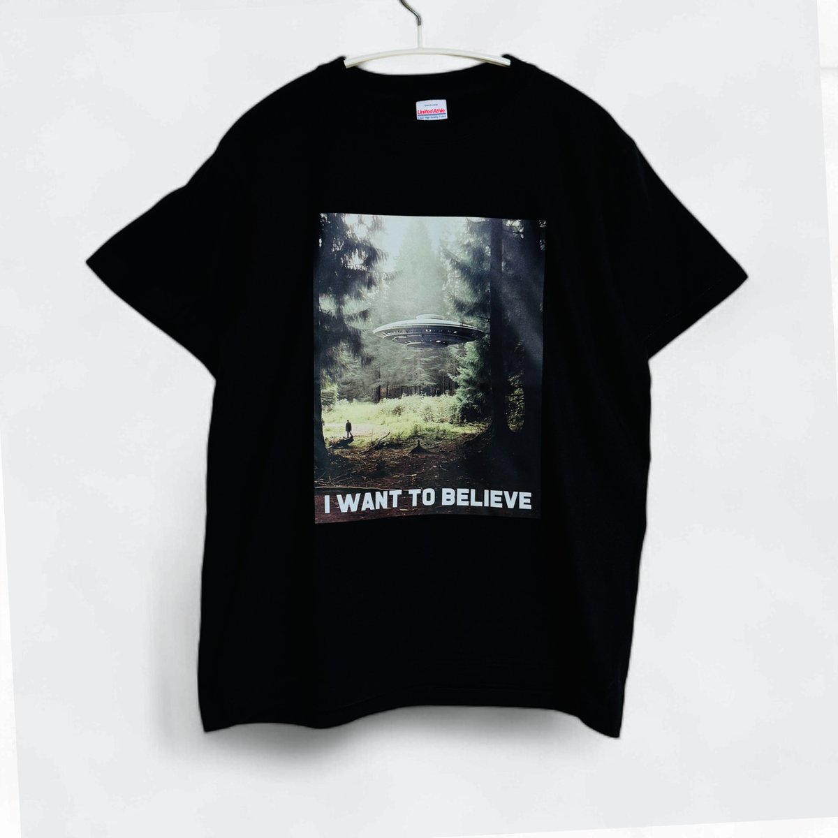 83 original / I WANT TO BELIEVE Tシャツ 森|A:Black 83 original / I WANT TO BELIEVE Tシャツ 森|A:Black