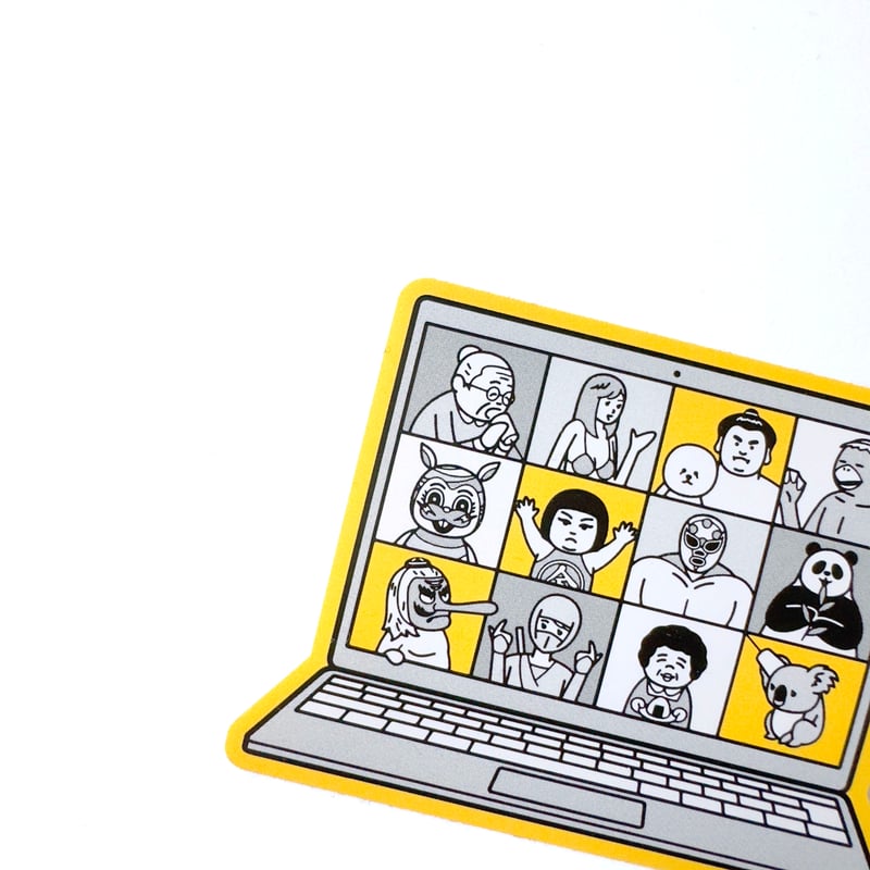 八重樫王明 ／ ステッカー MEETING 07 | はちみせ （83）