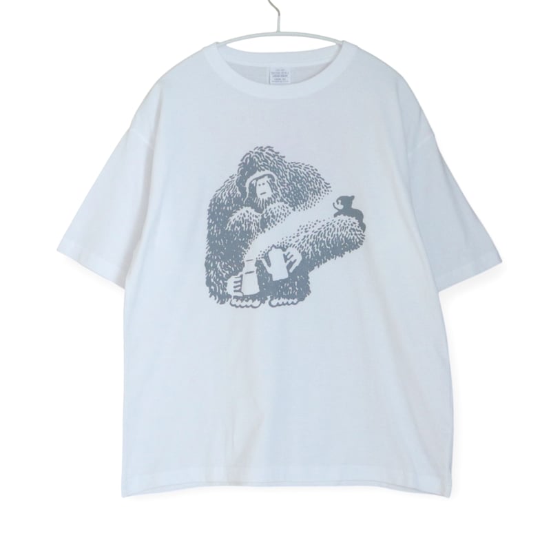 西村ツチカ ／ Sasquatch T ビッグシルエット：ホワイト | はちみせ （83）