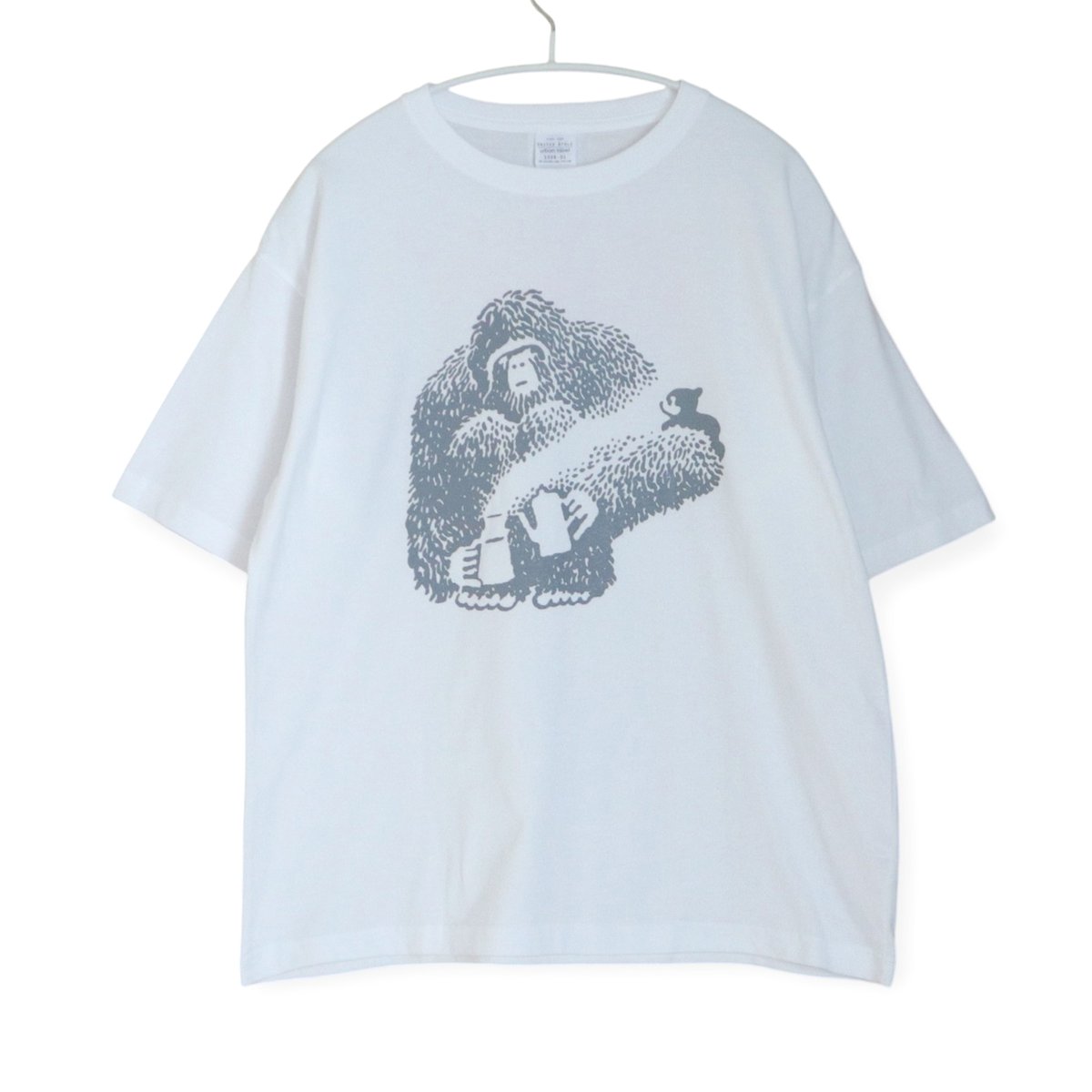 西村ツチカ ／ Sasquatch T ビッグシルエット：ホワイト | はちみせ （83）