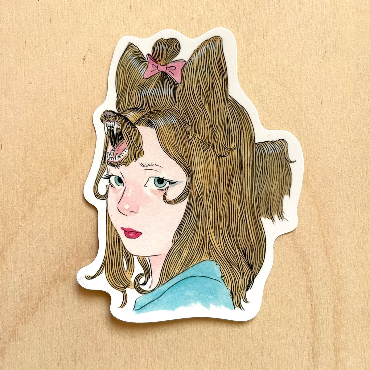 我喜屋位瑳務 × 83 ／ DOGirl ステッカー | はちみせ （83）