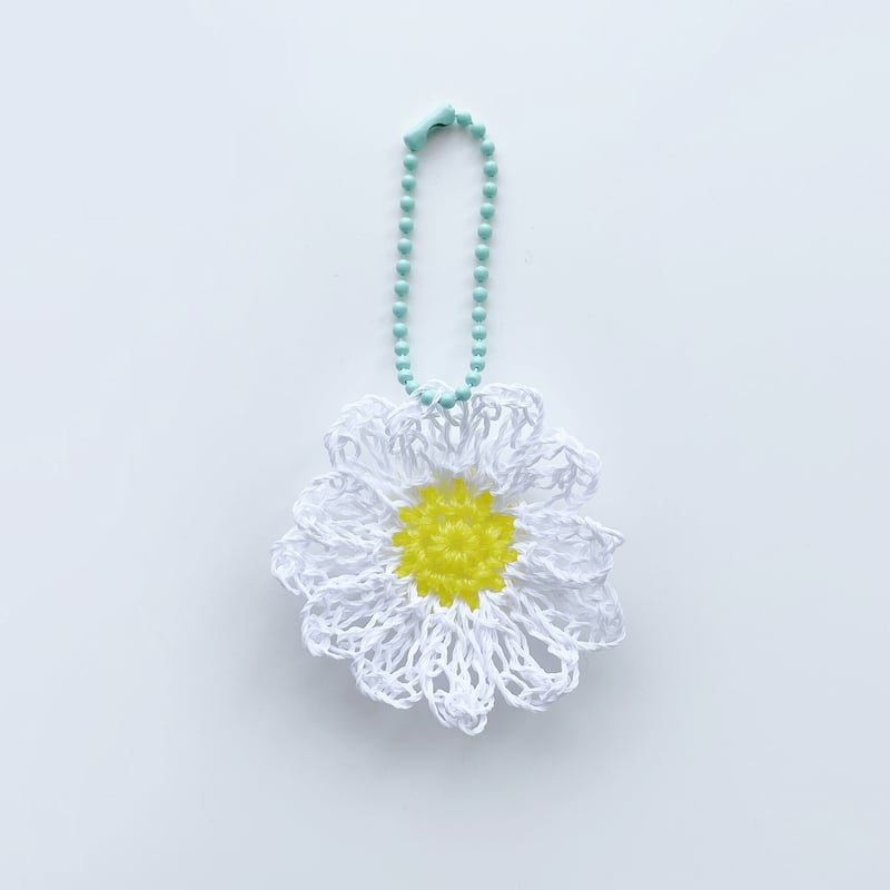 蜜柑　お花キーホルダー Pengpeng Xiaohua] カラフルなかぎ針編みキーホルダー*誕生日