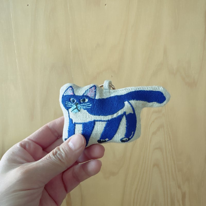 ミロコマチコ ／ ネコ 刺繍チャーム | はちみせ （83）