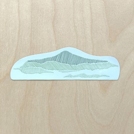 83 original ／ Green Line 山 Sticker