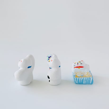 habotan ／ 土人形（普) ｜6月の招き猫