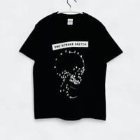 83 original ／ Skull 蓄光 Tシャツ｜One-Stroke Sketch：Black