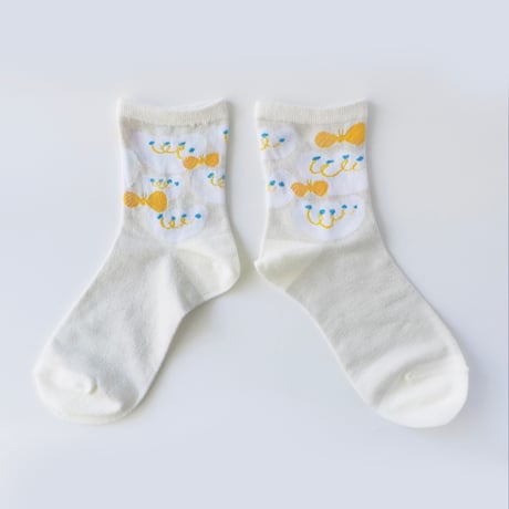 Murgraph（下平晃道） ／ Socks　Flower & Butterfly