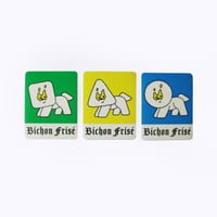 前田 麦 ／EOF Sticker  "BICHON FRISE"