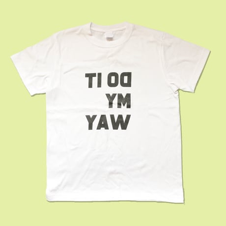 83 original ／Do It My Way 鏡文字TEE
