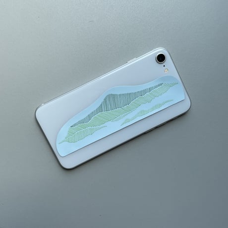 83 original ／ Green Line 山 Sticker