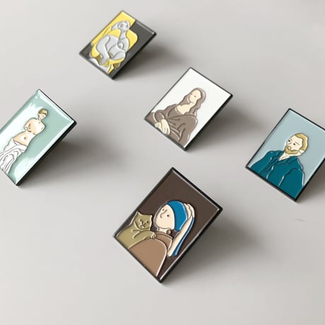 PINS  ART アート ピンバッジ シンプル