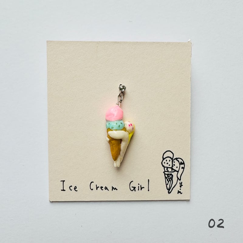 三浦由美子 ／ アイスクリームガール ピアス | はちみせ （83）