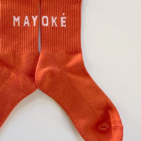 MAYOKÉ  ／  MAYOKÉ SOCKS  ｜ORANGE