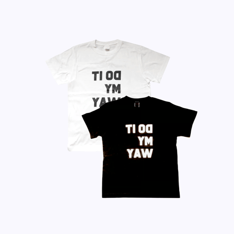 83 original ／Do It My Way 鏡文字TEE