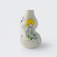 死後くん × esou ceramics ／ 一輪挿し　自撮り仙人：01