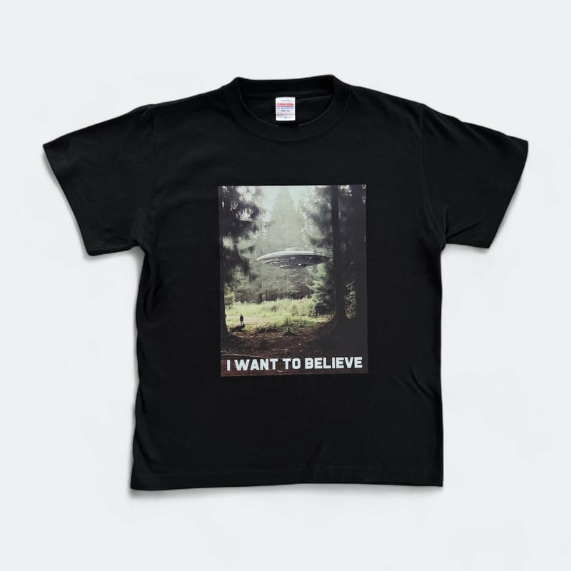 83 original / I WANT TO BELIEVE Tシャツ 森|A:Black 83 original / I WANT TO BELIEVE Tシャツ 森|A:Black