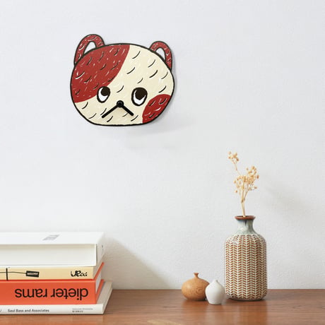 山鳩舎 ／ Diecut clock CAT mochi