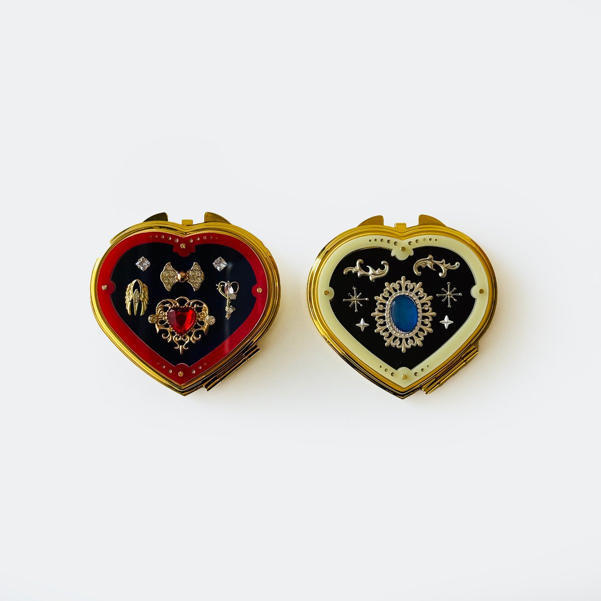 卒業生代表 ／ ミニ宝石箱ミラー ｜ハート | はちみせ （83）