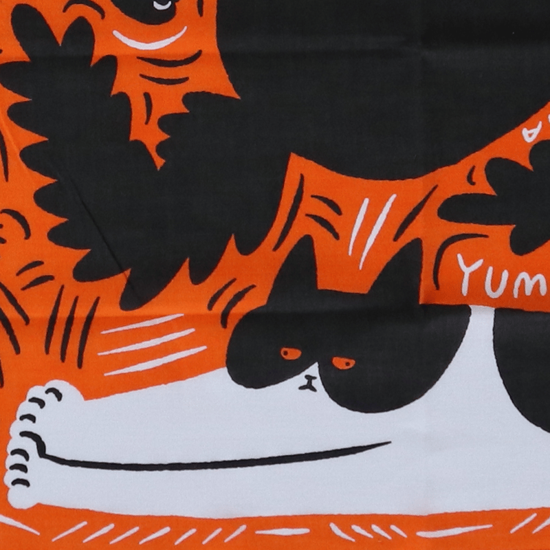 山中正大 ／ ねこ手ぬぐい2025 [みんなkawaii]オレンジ | はちみせ （83）