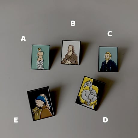 PINS  ART アート ピンバッジ シンプル