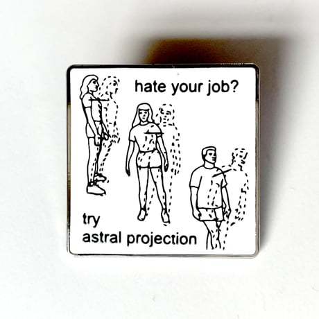 PINS  幽体離脱ピンバッジ