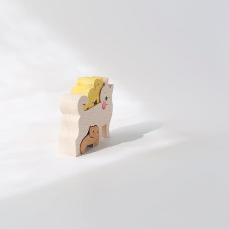 組み木 ／  シバイヌ