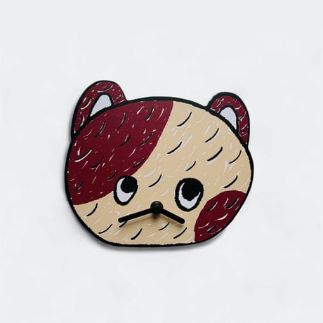 山鳩舎 ／ Diecut clock CAT mochi