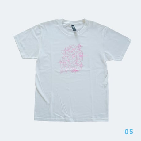 millitsuka × fumika hasegawa ／ シルクスクリーンTシャツ