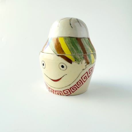 esou ceramics ／ 小籠包君マトリョーシカ型小物入れ