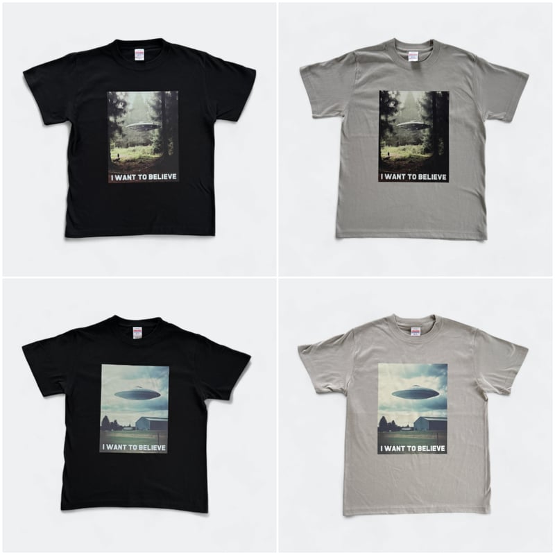 83 original / I WANT TO BELIEVE Tシャツ 森|A:Black 83 original / I WANT TO BELIEVE Tシャツ 森|A:Black
