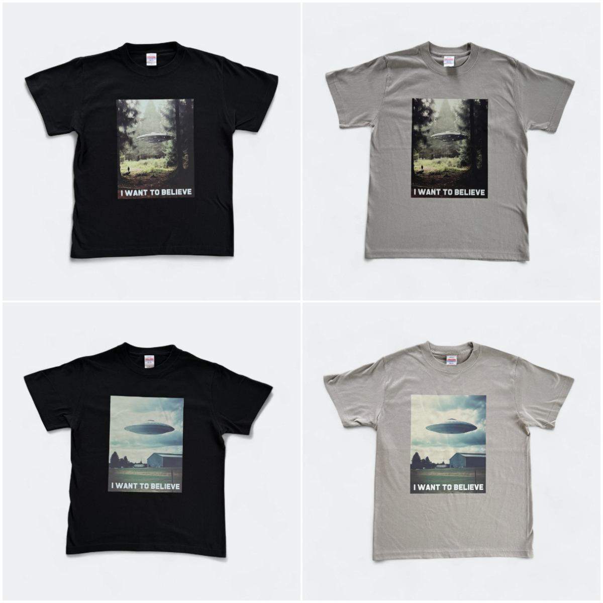 83 original / I WANT TO BELIEVE Tシャツ 森|A:light 83 original / I WANT TO BELIEVE Tシャツ 森|A:light