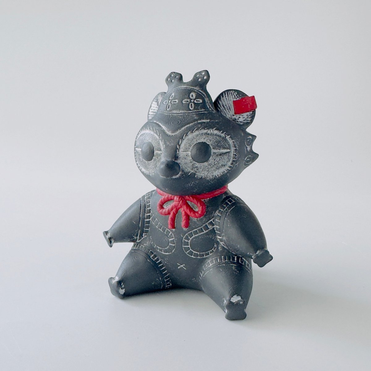 土偶 乙幡啓子 ／ 遮光器 土偶犬？「ドッグゥ」｜テディ土偶：11 | はちみせ