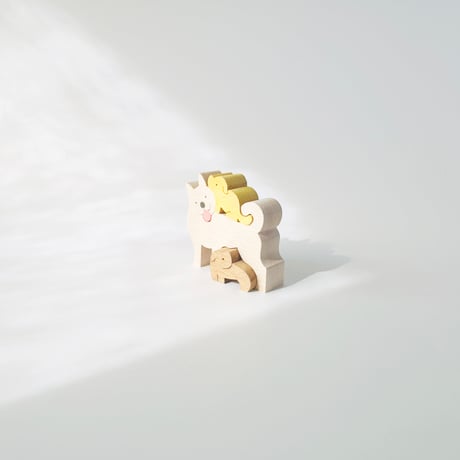 組み木 ／  シバイヌ
