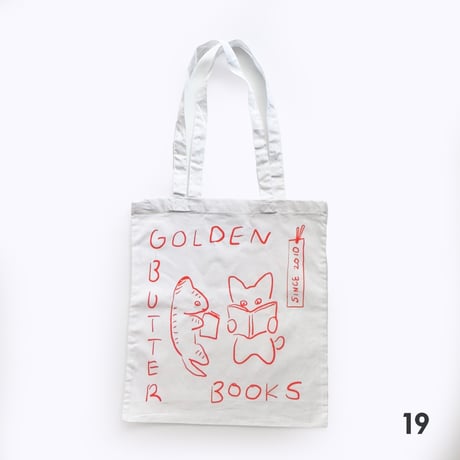 多田玲子 ／ GOLDEN BUTTER BOOKS トートバッグ 18-Color