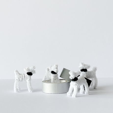 MOLER ／ mogol white 4dogs sets｜7