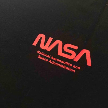 NASA MOON T-shirt BLACK（Glow)