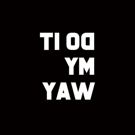 83 original ／Do It My Way 鏡文字TEE