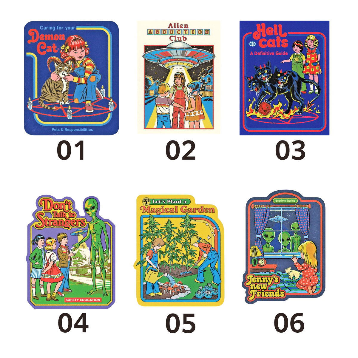 STEVEN RHODES / STICKERS：A | はちみせ （83）