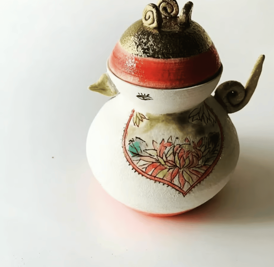 古代マヤ文明❗】彩色 犬の図 半球形鉢 出土品 コレクター蔵品 古代