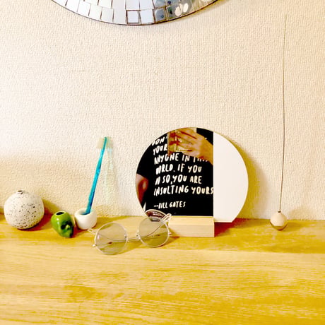 83 original ／Quotes by Bill Gates 鏡文字TEE